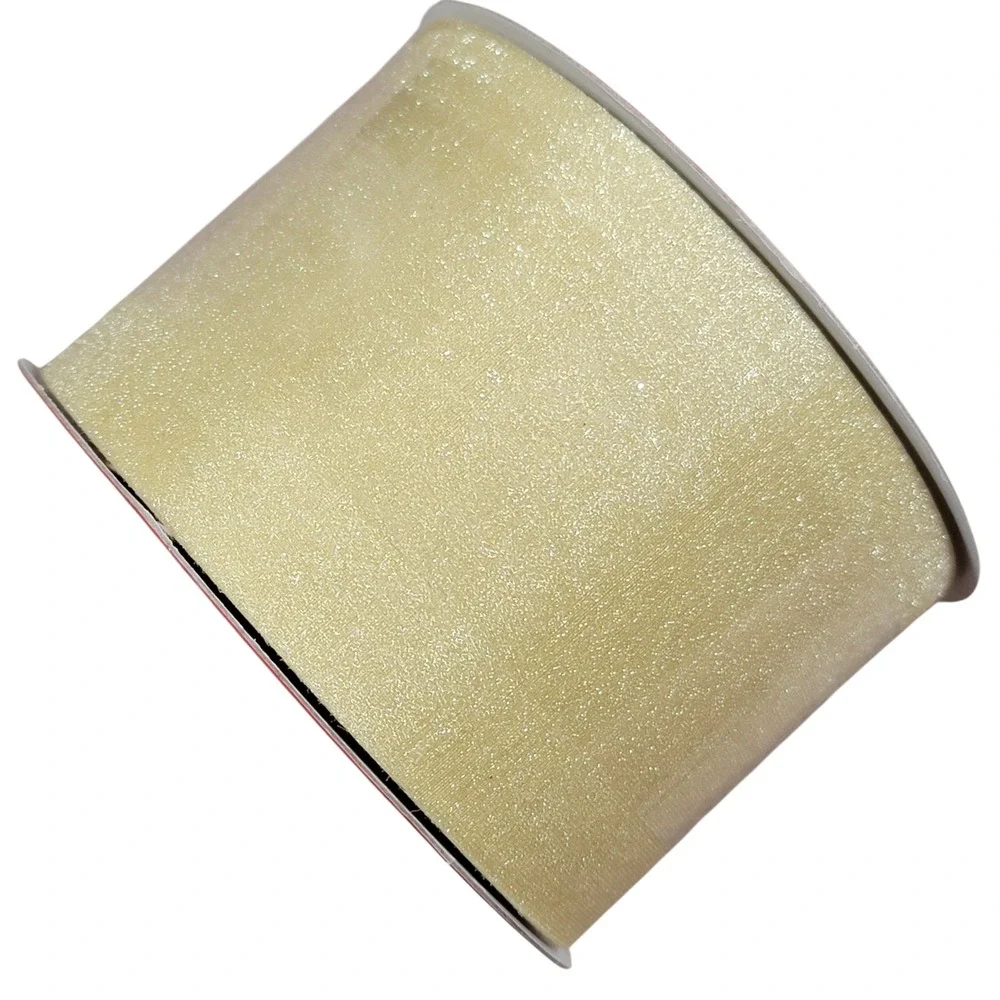 Gold Silver Ribbon Lot of 4 66 Yds Sparkle Metallic Sheer Craft Gift Wrap Decor‎